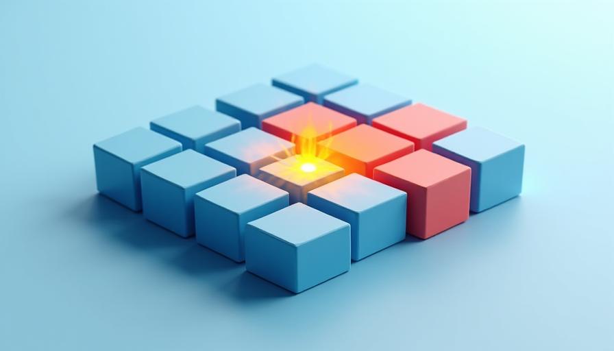 Illustration of a churn risk heat map